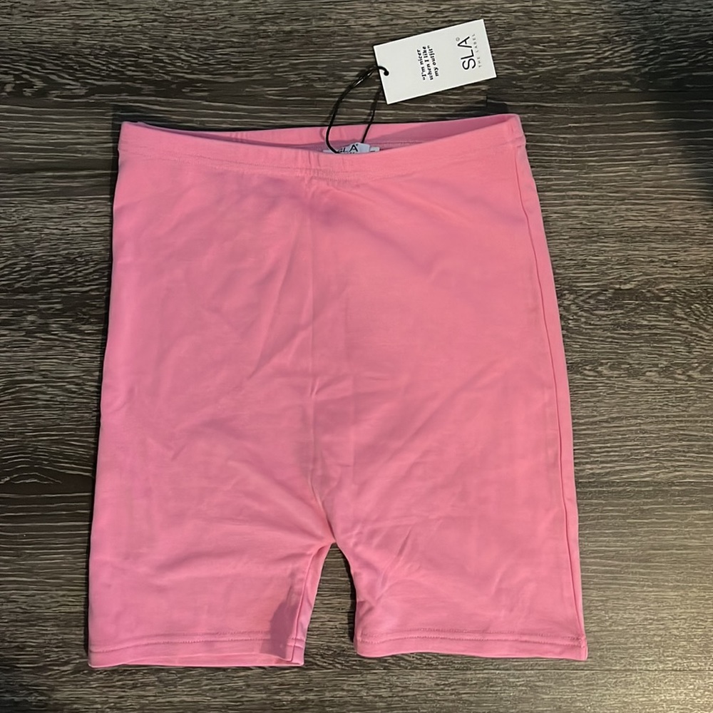 Pink Ofelia SLA the label biker shorts